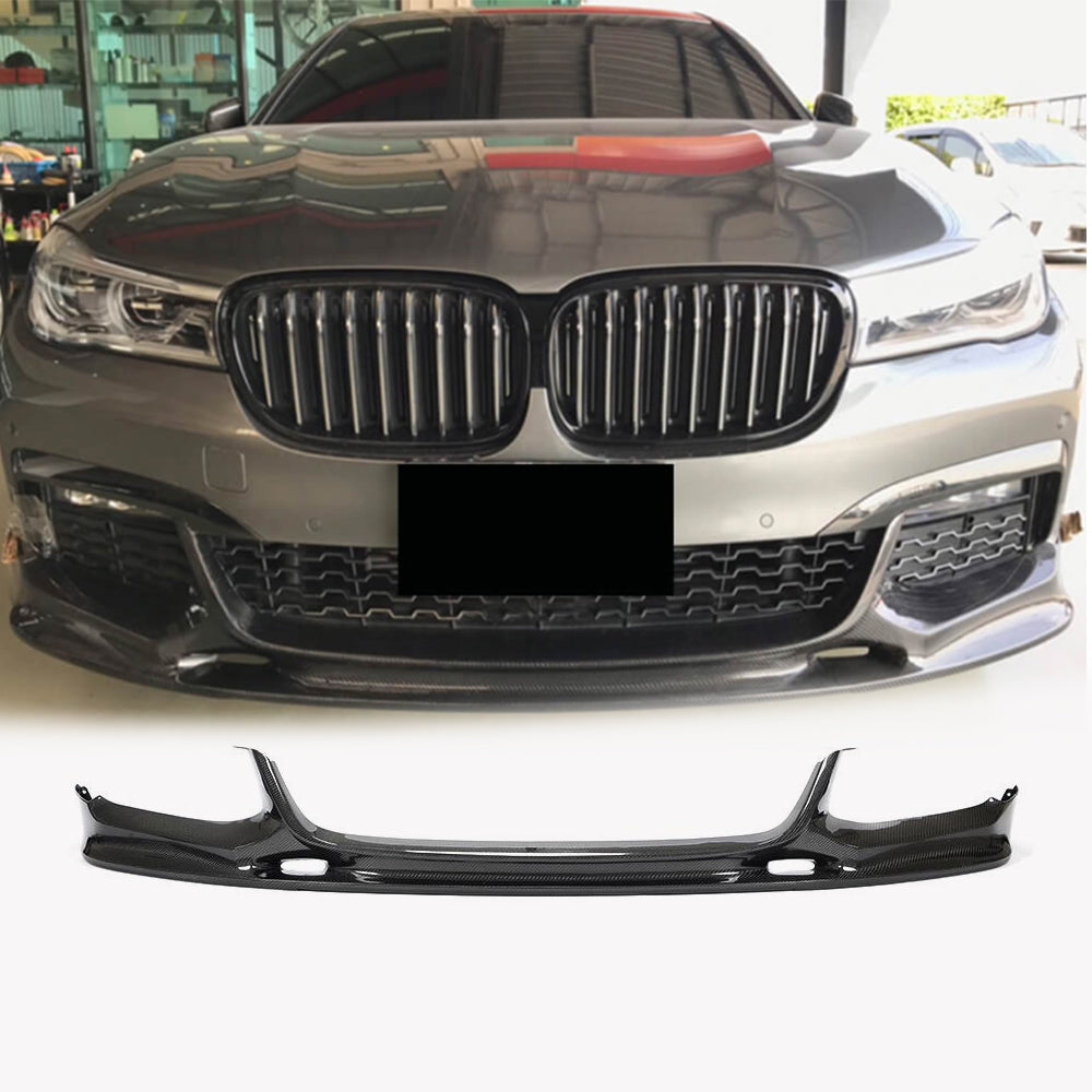 BMW 7 Series G11 M Tech Carbon Fiber Front Lip Spoiler | Exterior Mods