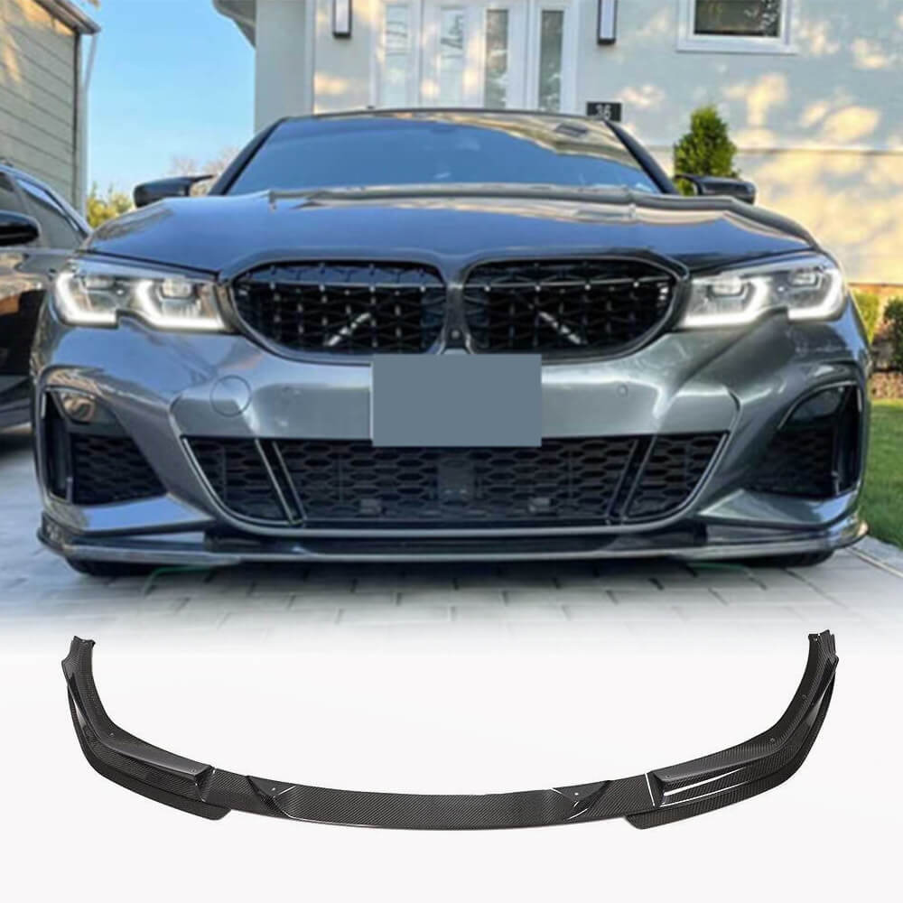 BMW G20 330i M340i Carbon Fiber Front Bumper Lip