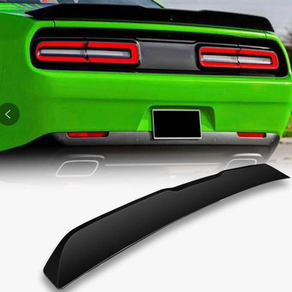 For Dodge Challenger 2015-2018 Matte Black Rear Trunk Spoiler Boot Wing Lip