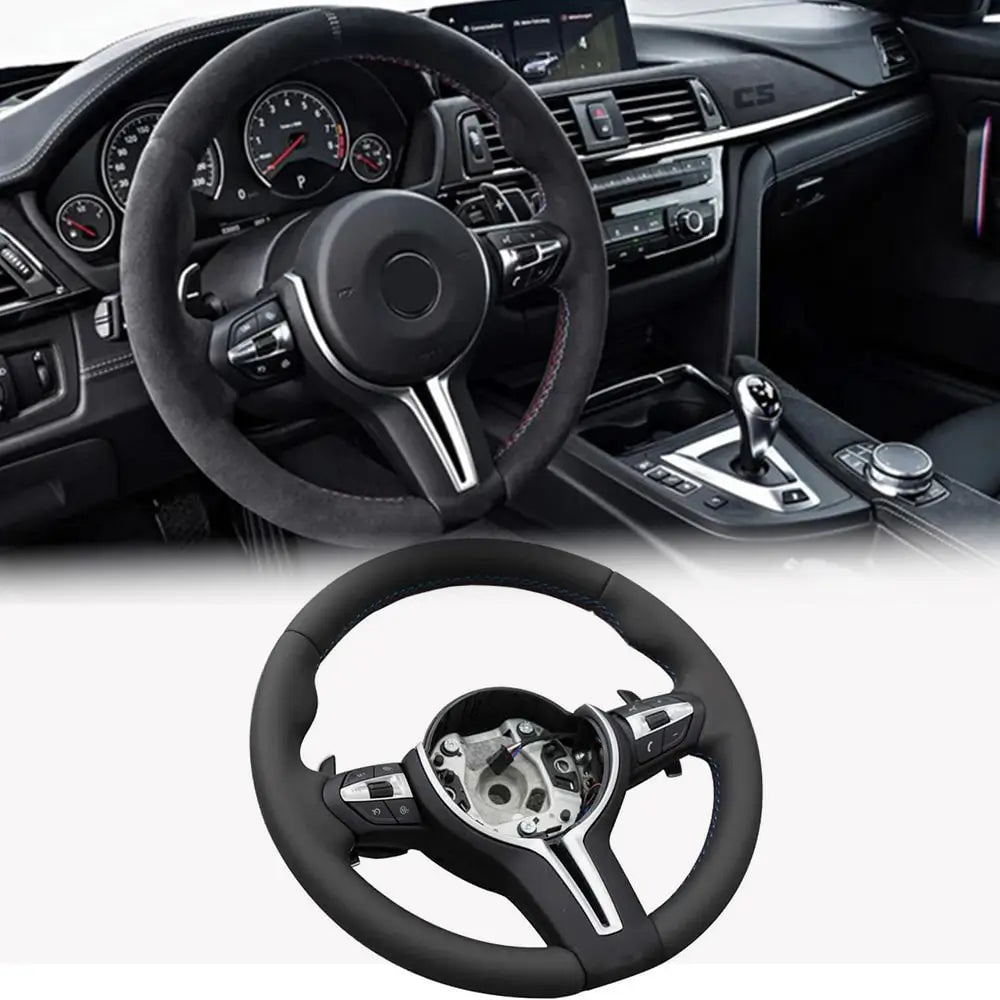 BMW Universal M2 M3 M4 M5 M6 F10 F20 F22 F30 Leather Car Steering Wheel ...
