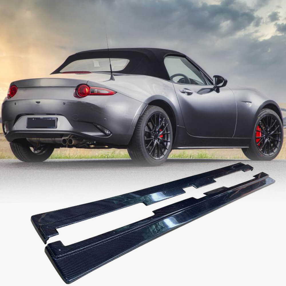 Mazda MX-5 MX5 Carbon Fiber Side Skirts Extension | Exterior Mods