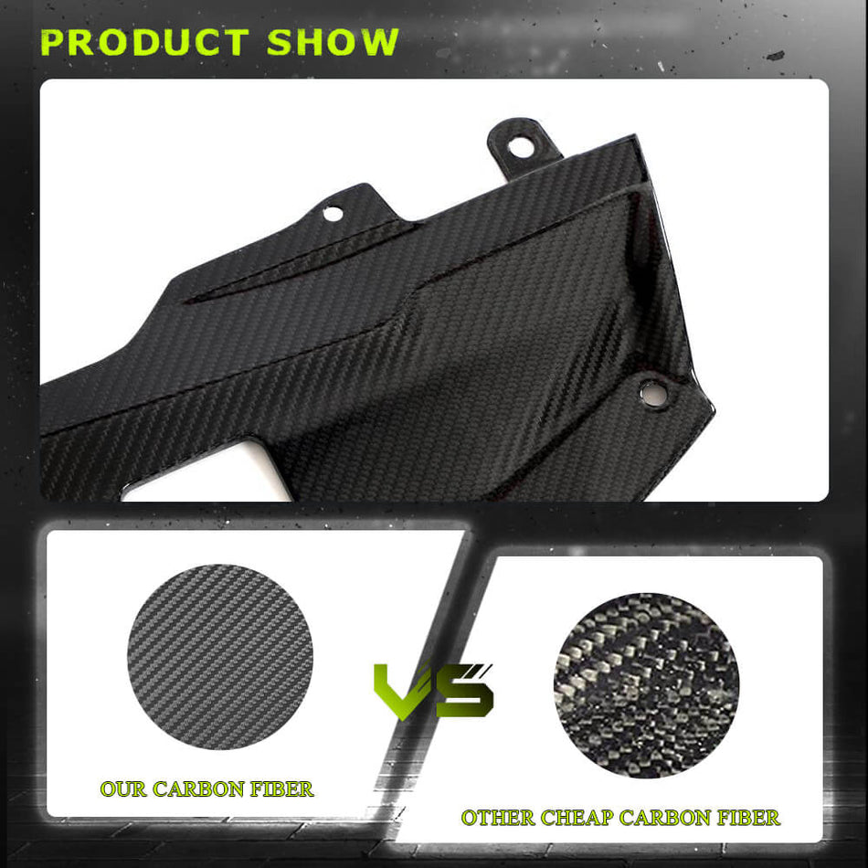 For Nissan 400Z 2023+ Dry Carbon Fiber Front Engine Hood Panel Cover Interior Accessories