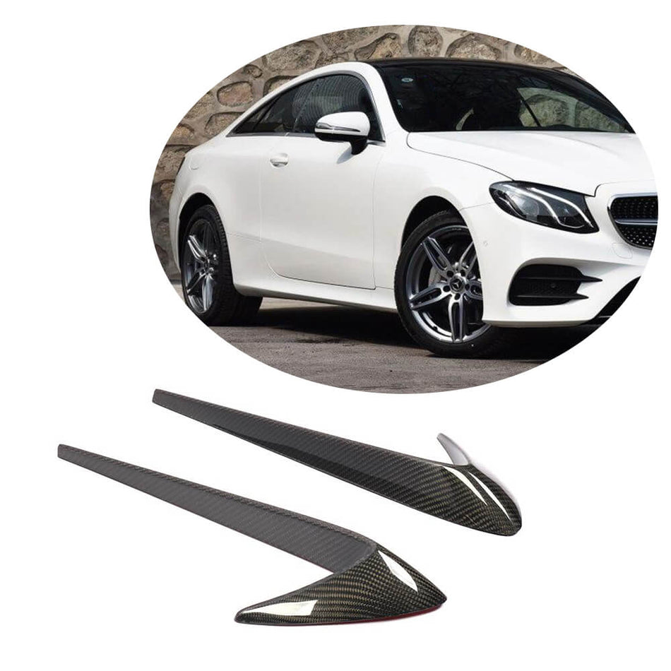 For Mercedes Benz C238 A238 Sport 2-Door 17-19 Carbon Fiber Car Side Fender Moulding Trims
