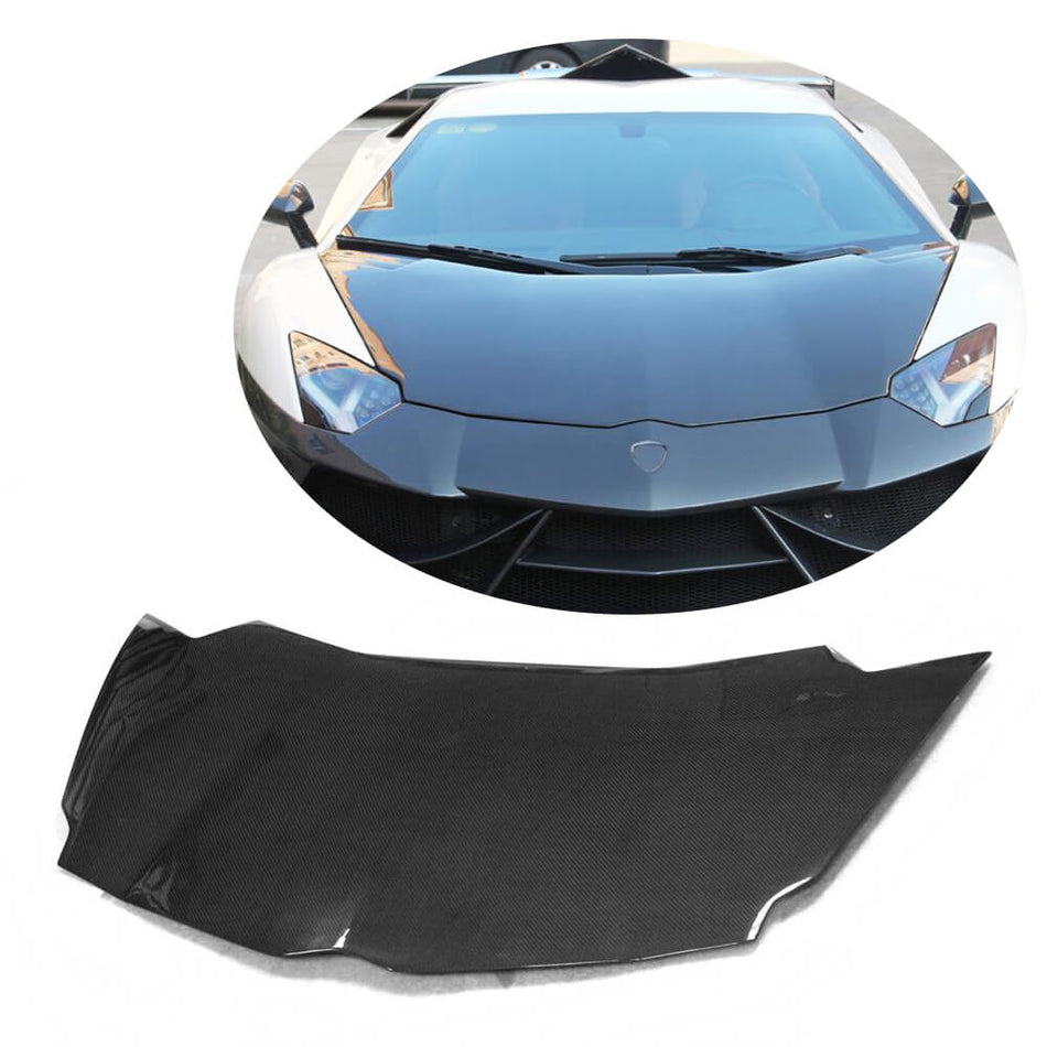For Lamborghini Aventador LP700-4 11-16 Carbon Fiber Engine Bonnet Hood Cover