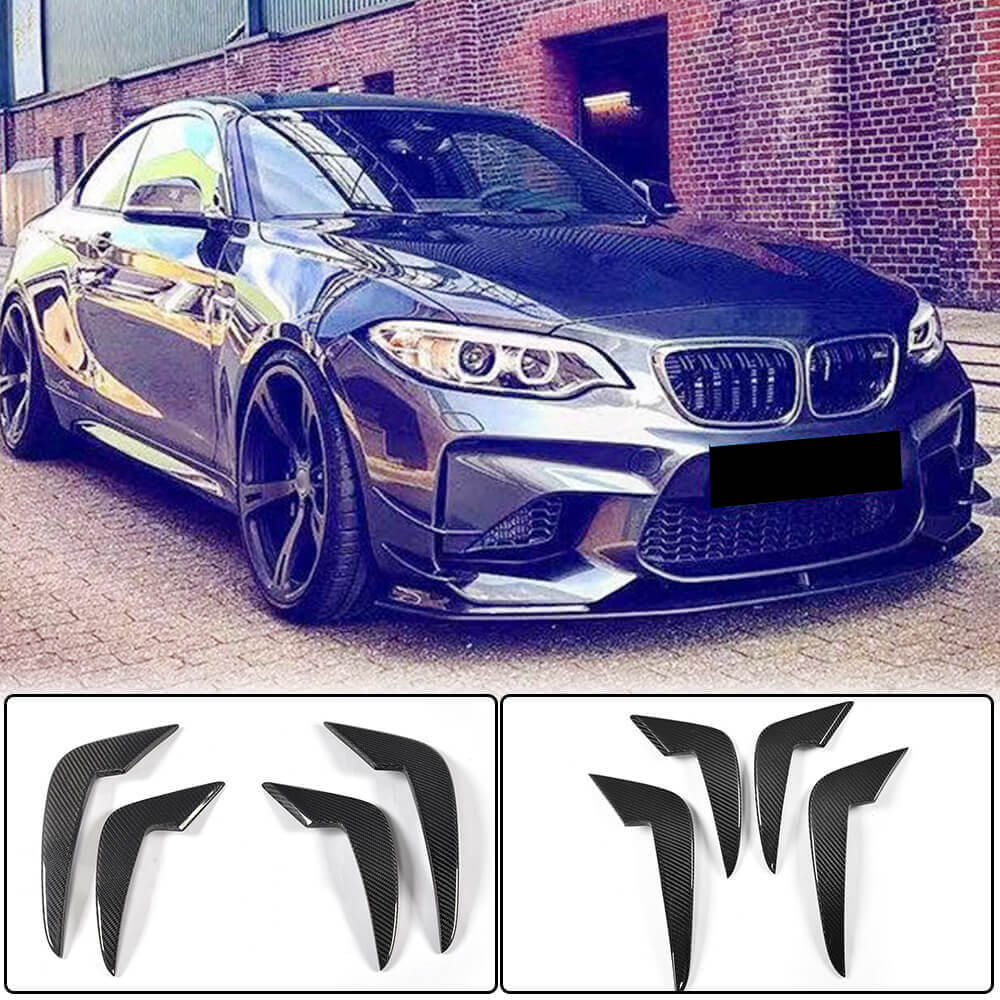 BMW F87 M2 Carbon Fiber Bumper Canards & Vents