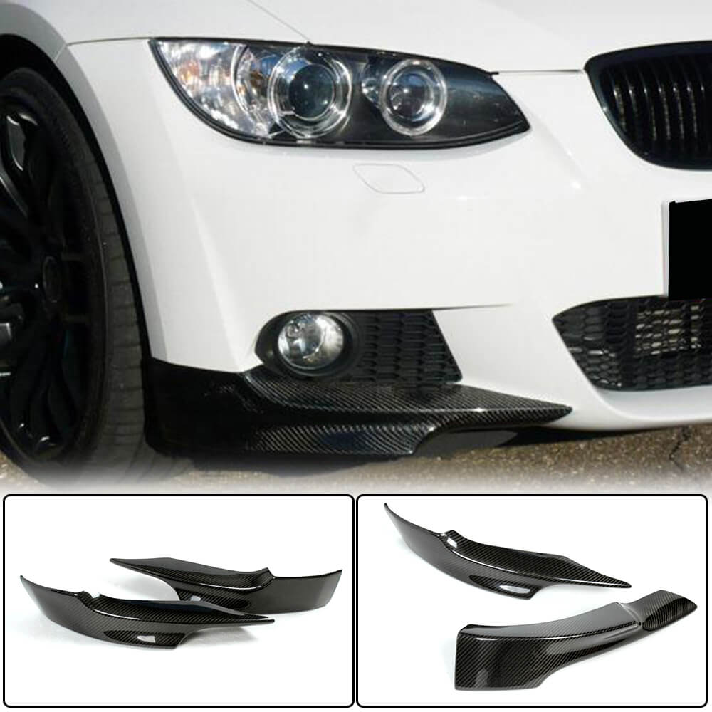 BMW E92 E93 335i M Sport Pre-LCI Carbon Fiber Front Bumper Splitter ...
