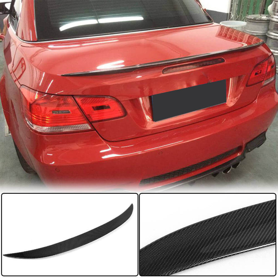 For BMW 3 Series E93 Convertible Carbon Fiber Rear Trunk Spoiler Boot Wing Lip Car Spoiler | 316i 318i 320i 323i 325i 328i 330i 335i M3