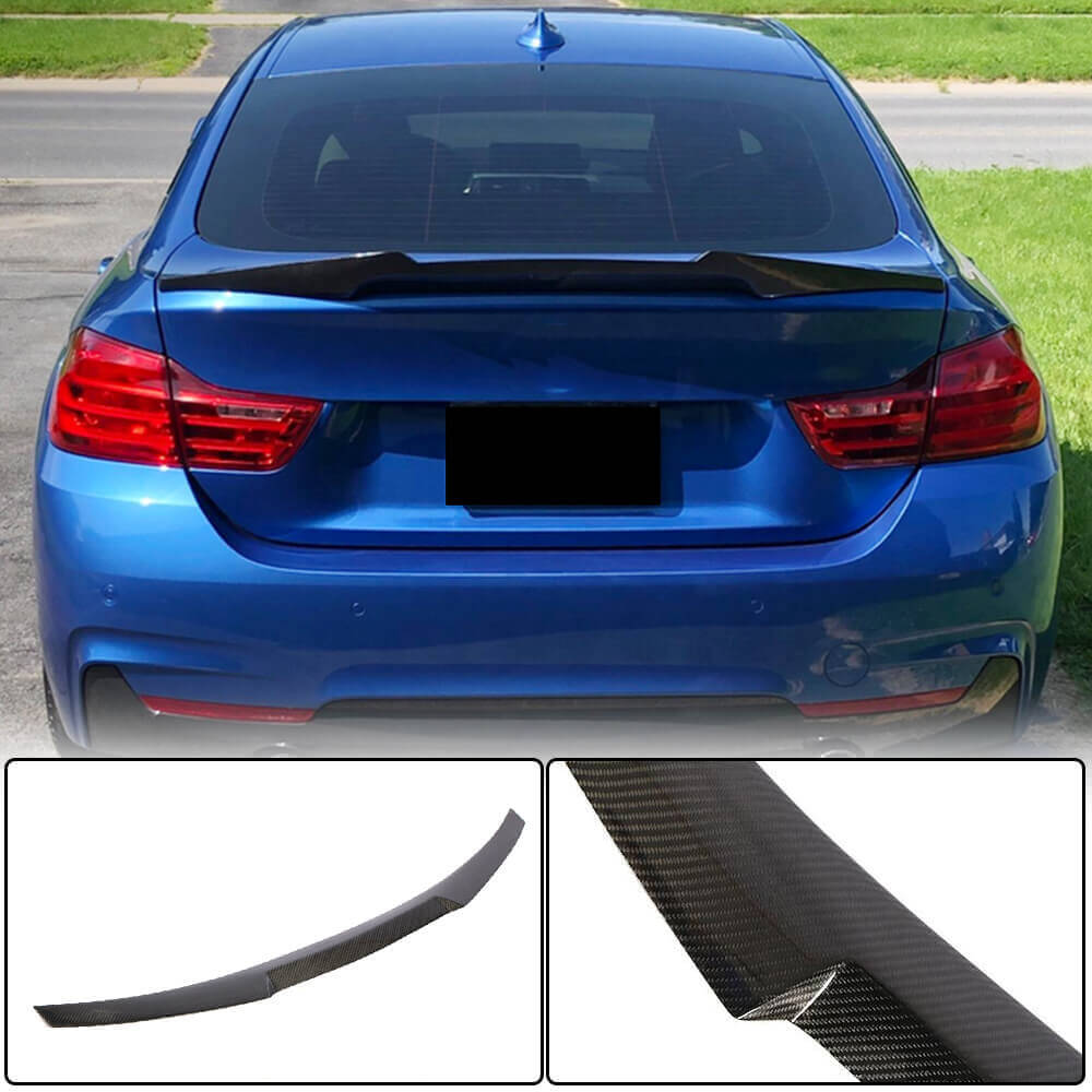 For BMW 4 Series F32 Coupe Carbon Fiber Rear Trunk Spoiler Boot Wing Lip |  418i 420i 428i 430i 435i 440i