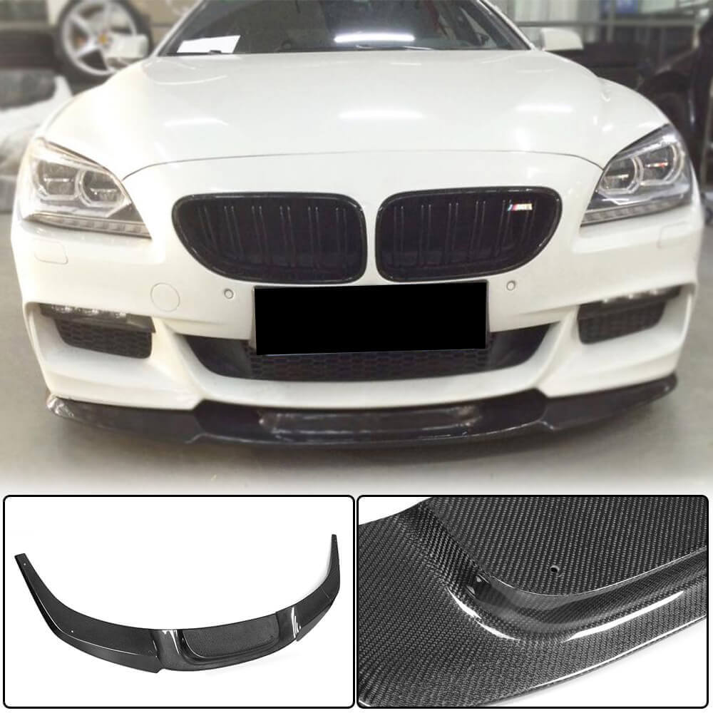 BMW F06 F12 F13 640i 650i Carbon Fiber Front Bumper Lip Spoiler ??? Ahacarbon
