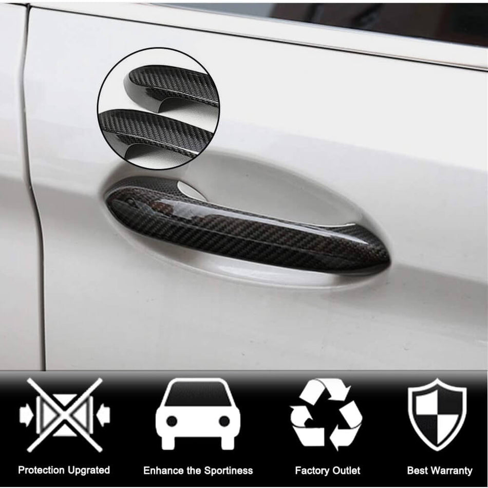 For BMW X3 G01 X4 G02 X5 G05 G20 G30 G38 GT G32 Carbon Fiber Door Handle Covers