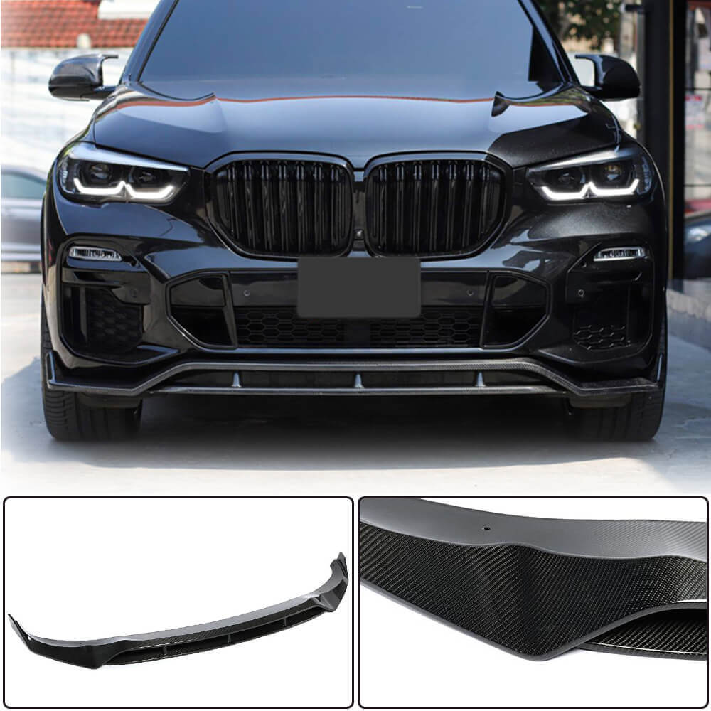 BMW X5 G05 Carbon Fiber Front Bumper Lip Spoiler