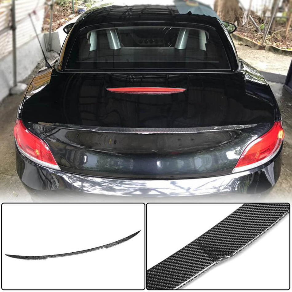 For BMW Z4 E89 Carbon Fiber Rear Trunk Spoiler Boot Wing Lip | sDrive18i/20i/23i/28i/30i/35i/35is