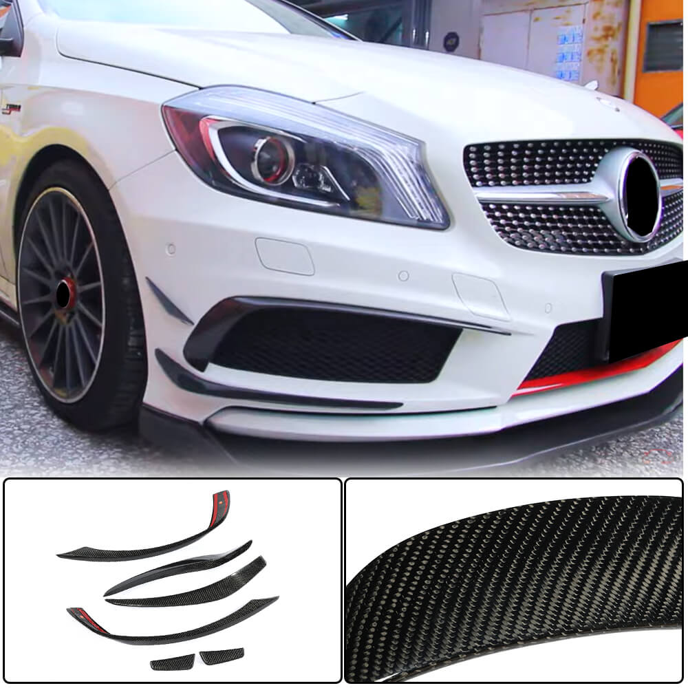 Mercedes Benz W176 W176 A250 A45 Carbon Fiber Front Bumper Air Vents