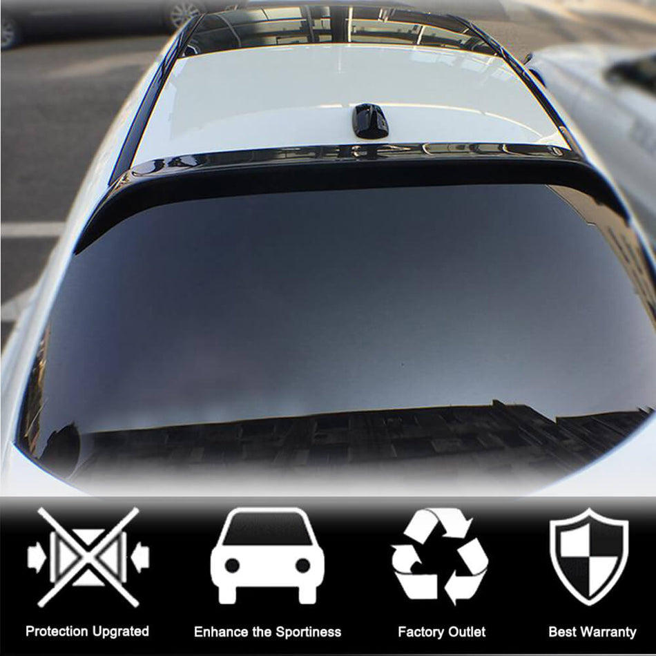 For Mercedes Benz (W117) C117 Carbon Fiber/FRP Rear Roof Spoiler Window Wing Lip | CLA180 CLA200 CLA220 CLA250 CLA260 CLA45 AMG