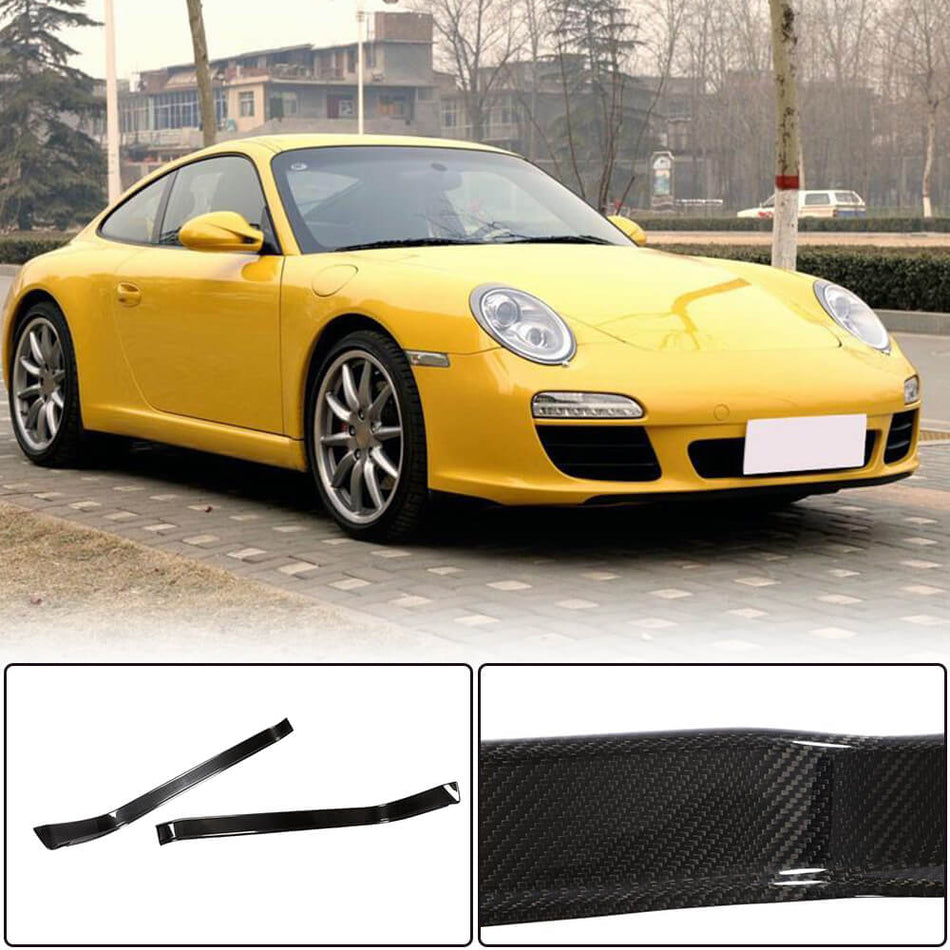 For Porsche 911 2005-2012 Dry Carbon Fiber Threshold Panels Door Sills