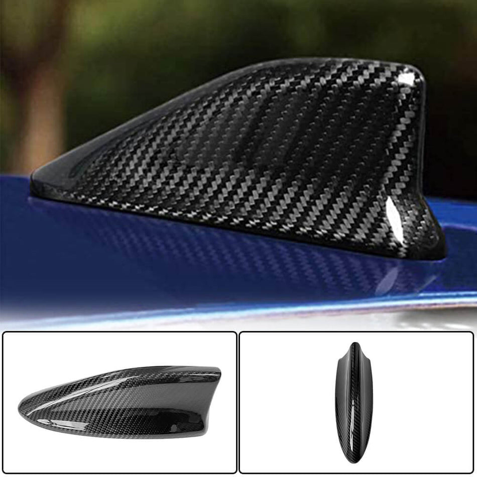 For Subaru BRZ Toyota GR86 Dry Carbon Fiber Shark Fin Roof Antenna Cover Trim Car Accessories