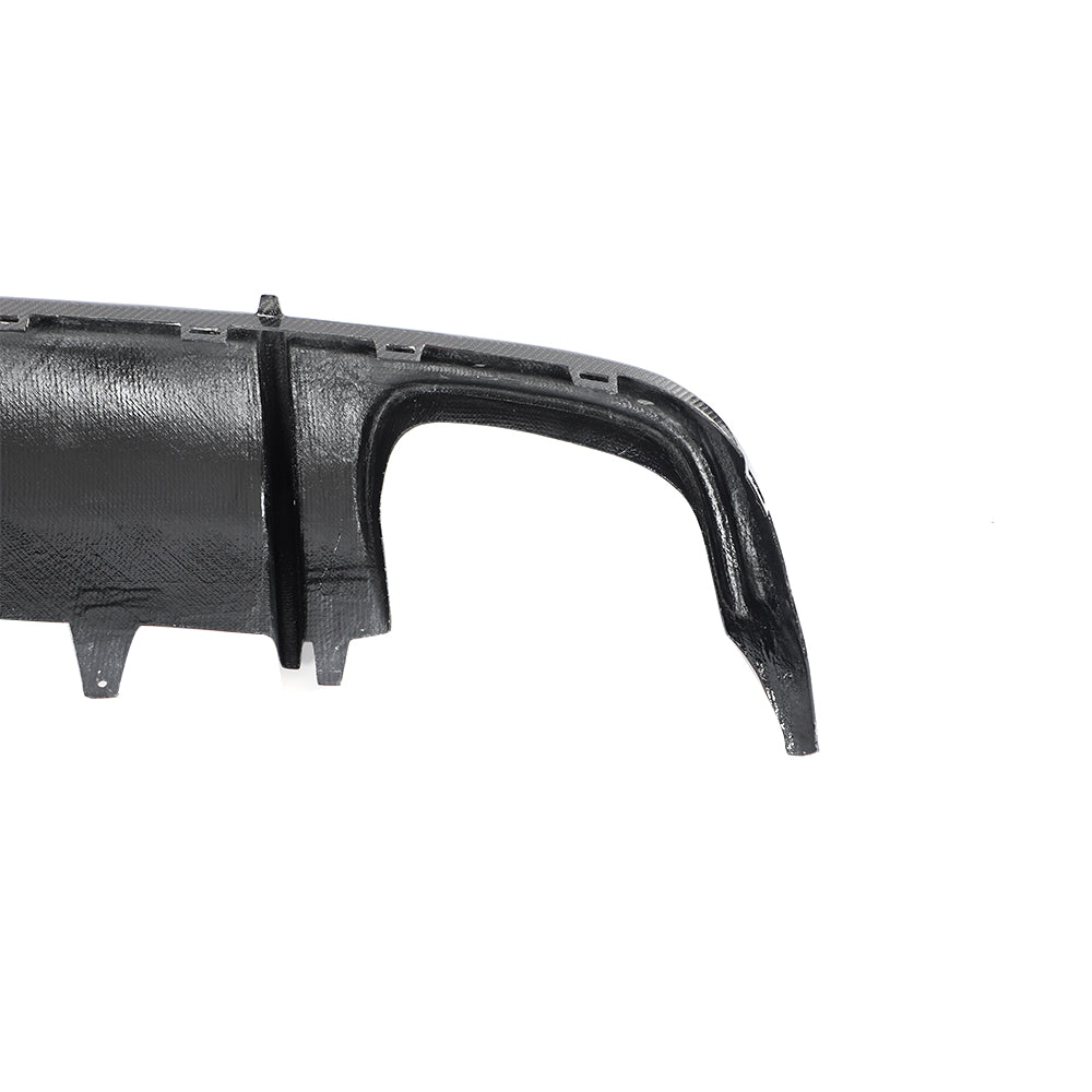 Audi S6 C7.5 carbon fiber rear diffuser exhaust outlet detail