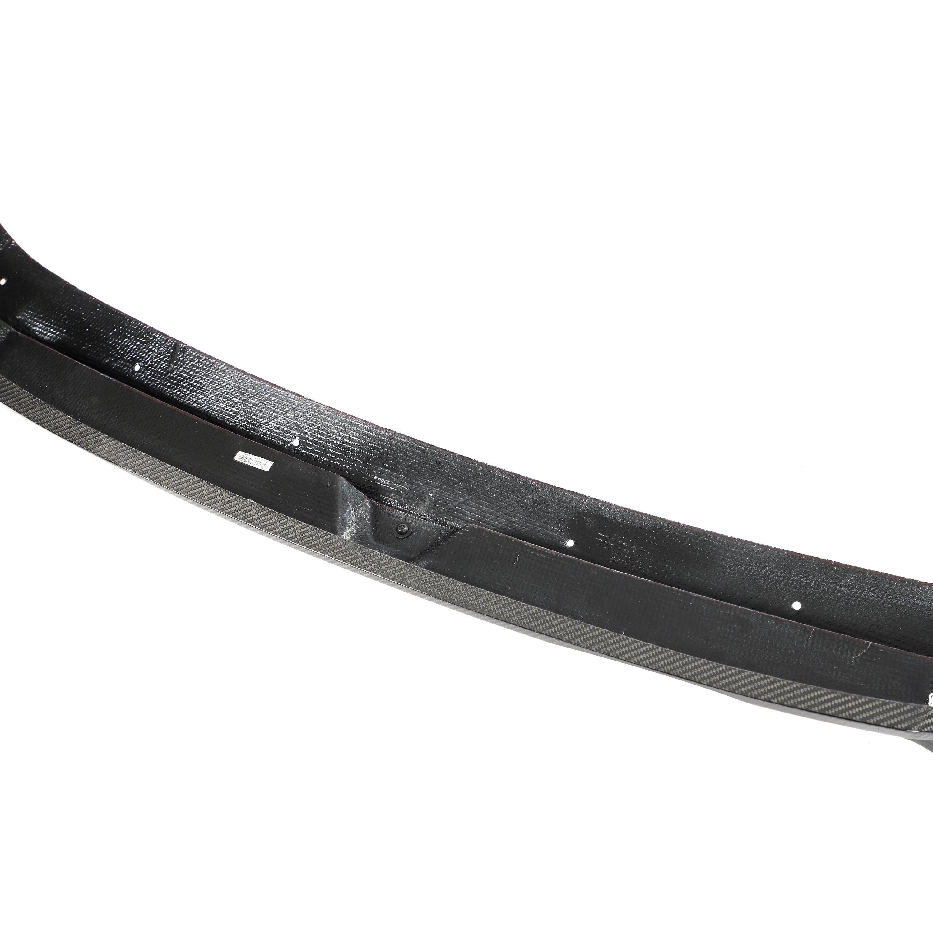 Audi A5 S5 B9 carbon fiber front lip center vent detail