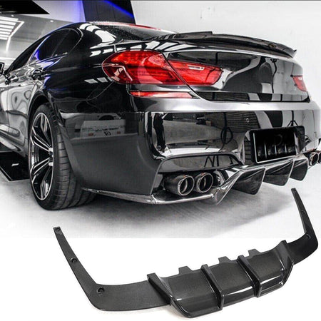 BMW 6 Series F06 F12 F13 M6 2013-2018 Rear Bumper Diffuser 3Pcs/set Carbon Fiber/FRP-Ahacarbon
