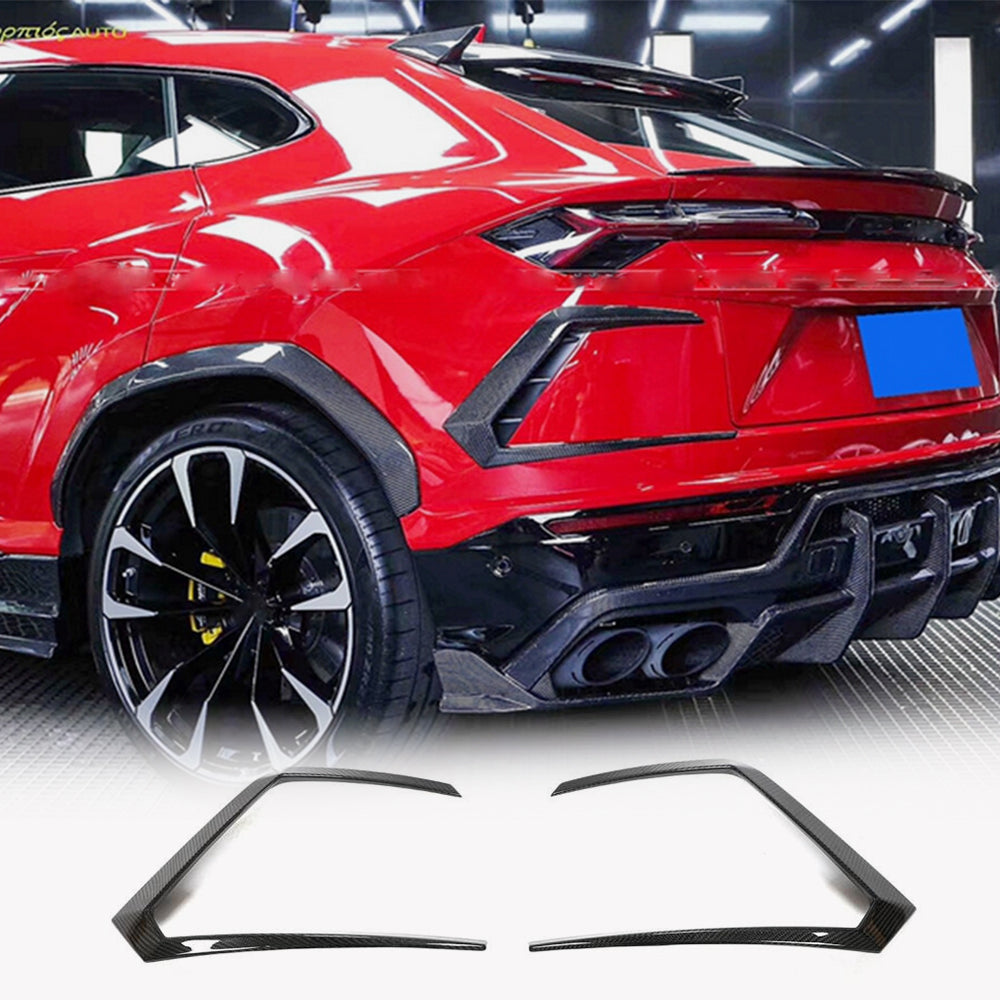 Lamborghini Urus Sport Utility 2018-2022 Dry Carbon Fiber Rear Bumper Splitters-Ahacarbon