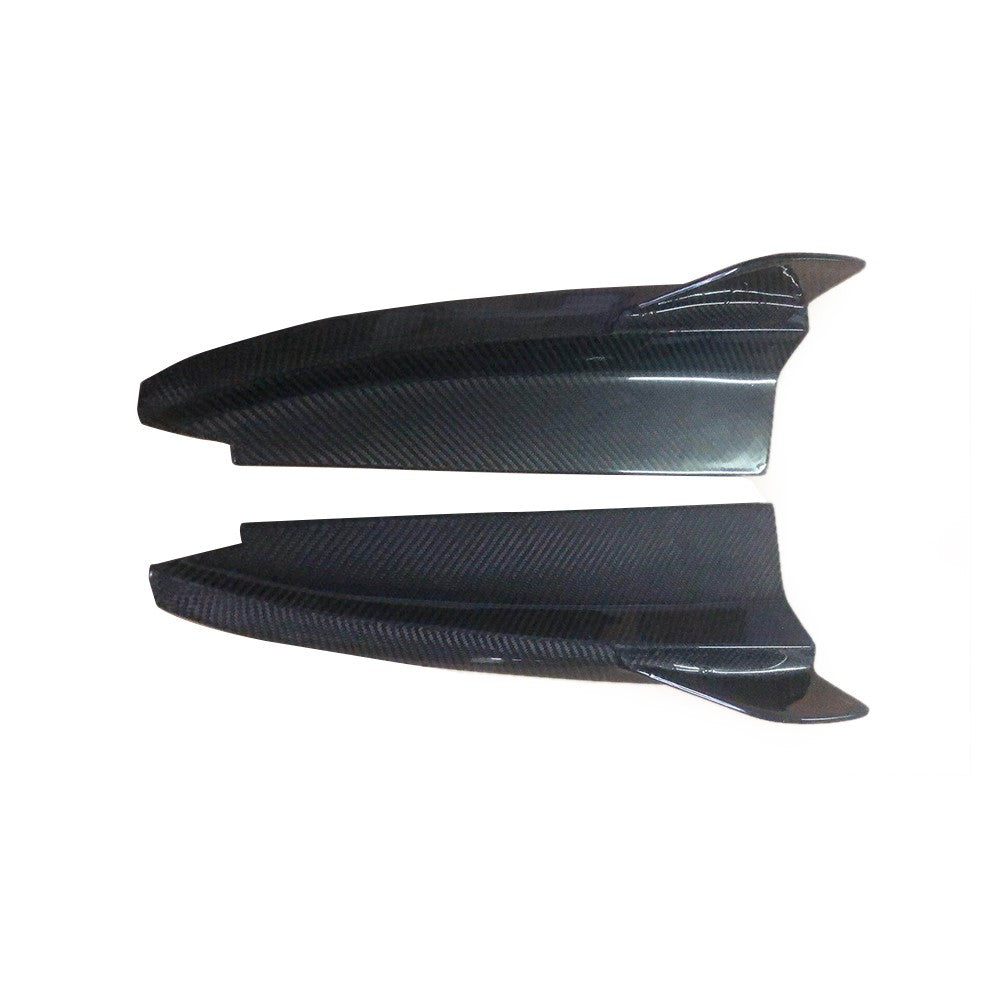 Mercedes C205 A205 carbon fiber rear bumper splitters full set