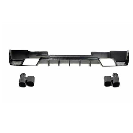 Land Rover Rear Diffuser Land Rover Defender 90/110/130 Carbon Fiber Rear Bumper Diffuser Lip ...