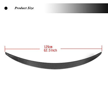 Carbon Fiber Rear Trunk Spoiler for Maserati Quattroporte QP 2013-2018