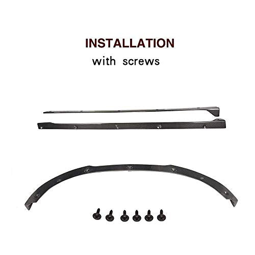 Carbon Fiber Front Lip and Side Skirts for Porsche Panamera 2010-2013