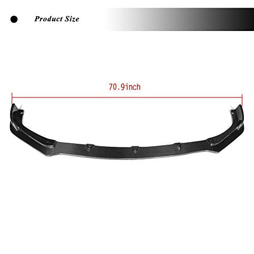 Carbon Fiber Front Bumper Lip for Infiniti Q50 Base Bumper 2013-2017
