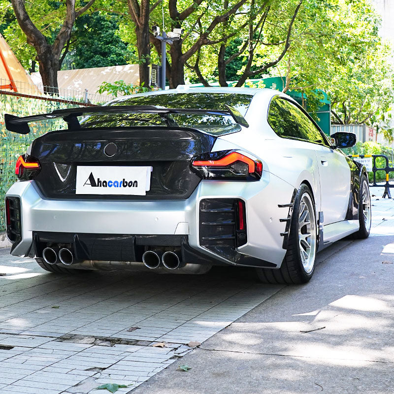 Rear Bumper Vents Carbon Fiber for BMW M2 G87 2023+-Ahacarbon