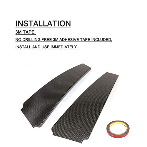 Carbon Fiber B Pillar Window Trims fits Maserati Quattroporte 2018