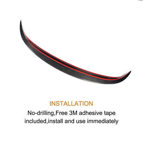 Carbon Fiber Rear Roof Spoiler for Volkswagen VW Scirocco R 2013-2014