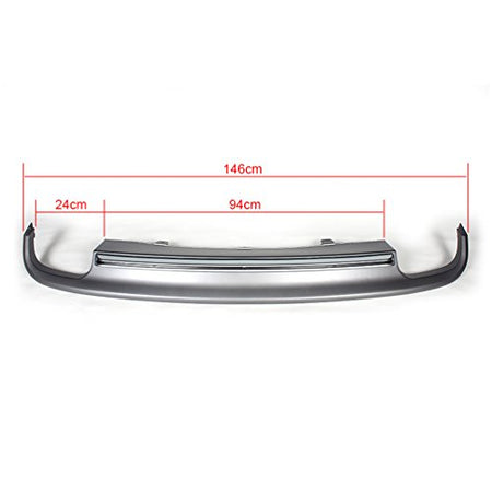 fits Audi A7 Sedan Standard 2012-2015 PP Rear Bumper Lip Diffuser