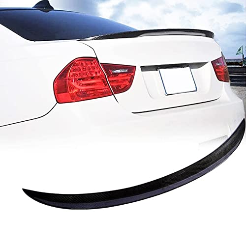 Carbon Fiber Spoiler fits for BMW 3 Series E90 325I 328I 330I 335I M Sport M3 Sedan 2005-2012 Rear Trunk Spoiler Factory Outlet Rear Boot Lid High Kick Wing Lip