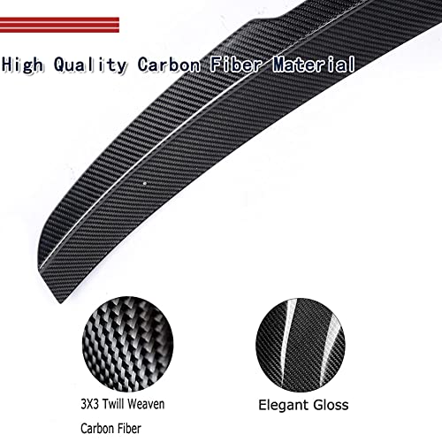 Carbon Fiber Trunk Spoiler for Audi A5 S5 4-Door 2012-2017 Rear