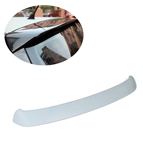 Rear Spoiler Fits for Volkswagen VW Golf 4 MK4 Base 1998-2004 Unpainted Primer Rear Roof Spoiler Wing Lip(Non for GTI&R)