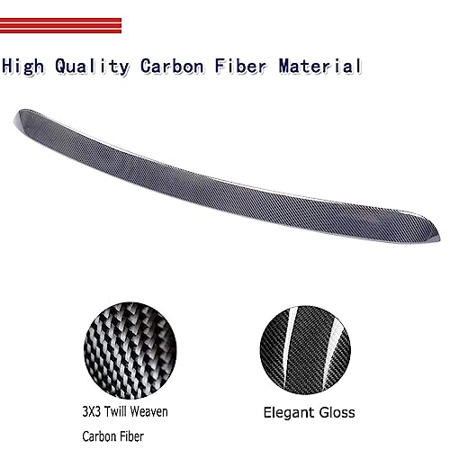 ahacarbon ML-XM159 Rear Roof Window Spoiler Wing Lip Carbon Fiber