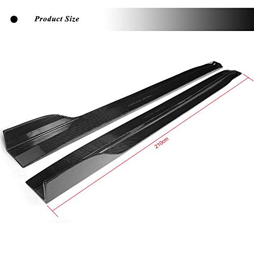 Carbon Fiber Side Skirts for Infiniti G37 Q60 Coupe 2 Door 2008-2015