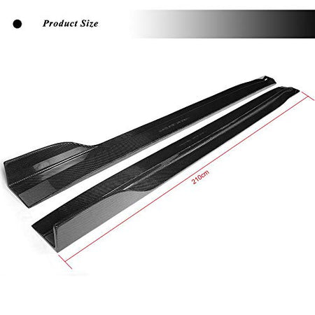 Carbon Fiber Side Skirts for Infiniti G37 Q60 Coupe 2 Door 2008-2015