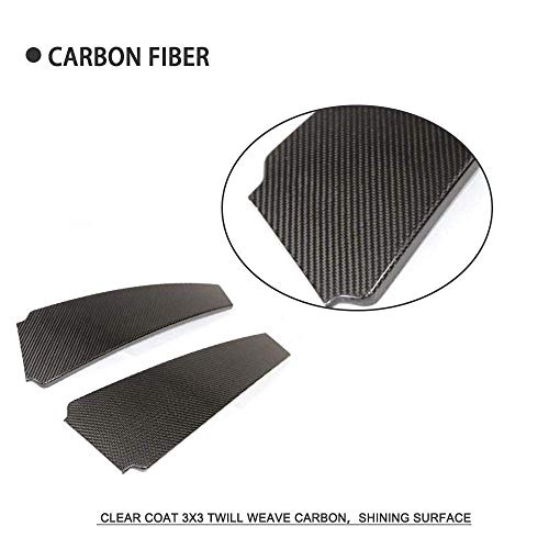 Carbon Fiber B Pillar Window Trims fits Maserati Quattroporte 2018