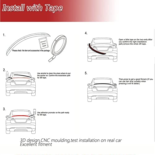VW Golf 6 GTI/R Carbon Fiber Roof Spoiler 2010-2013