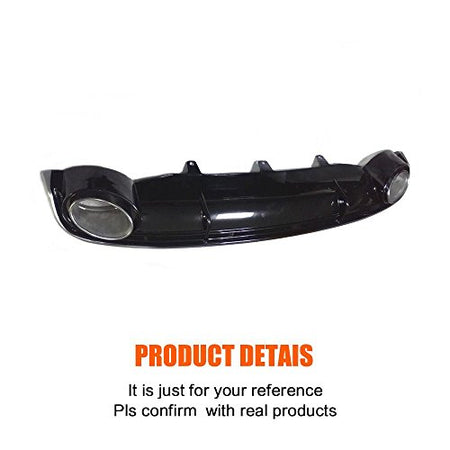 Rear Bumper Diffuser Exhaust Lip for Audi A7 Standard Bumper 2012-2015