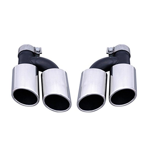 2pcs Stainless Steel Exhaust Tips fits Audi A7 2012-2015