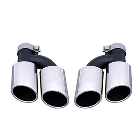 2pcs Stainless Steel Exhaust Tips fits Audi A7 2012-2015