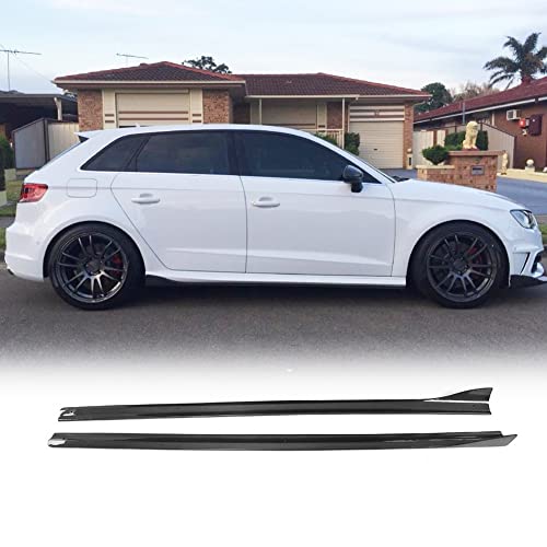 Carbon Fiber Side Skirts for Audi A3 S-Line S3 Hatchback 2014-2019
