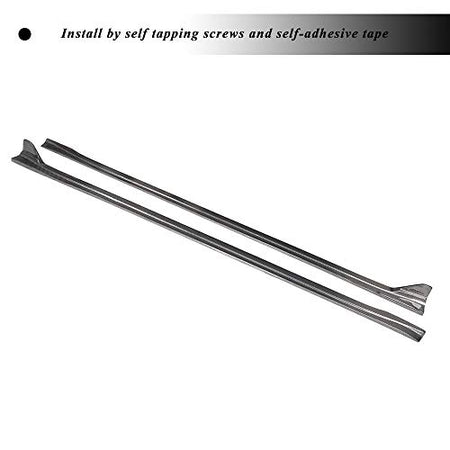 for Porsche Panamera All Models 2010-2013 Carbon Fiber Side Skirts