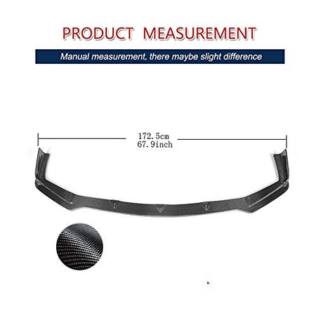 Q50 Carbon Fiber Front Bupmer Lip for Infiniti Q50 Sport 2014-2017