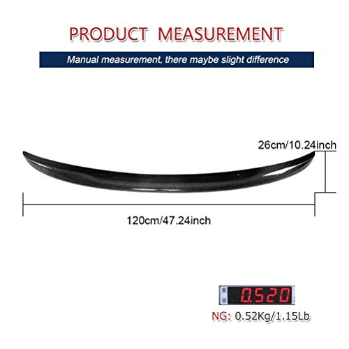 BMW E90 3 Series Carbon Fiber Rear Trunk Spoiler 2005-2012