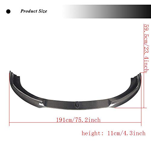 Carbon Fiber Front Bumper Lip for Porsche Panamera S 4 4S 2010-2013
