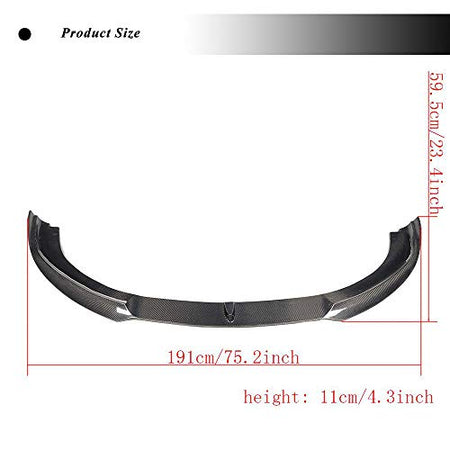 Carbon Fiber Front Bumper Lip for Porsche Panamera S 4 4S 2010-2013